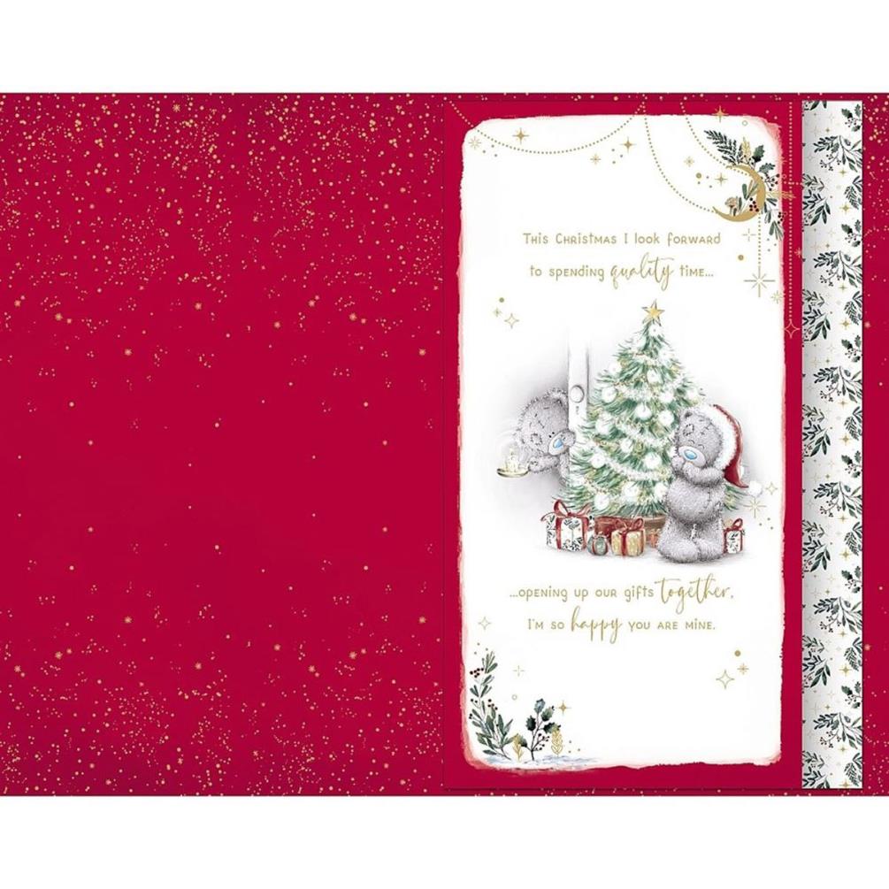 Lovely Husband Handmade Me to You Bear Christmas Card Extra Image 1